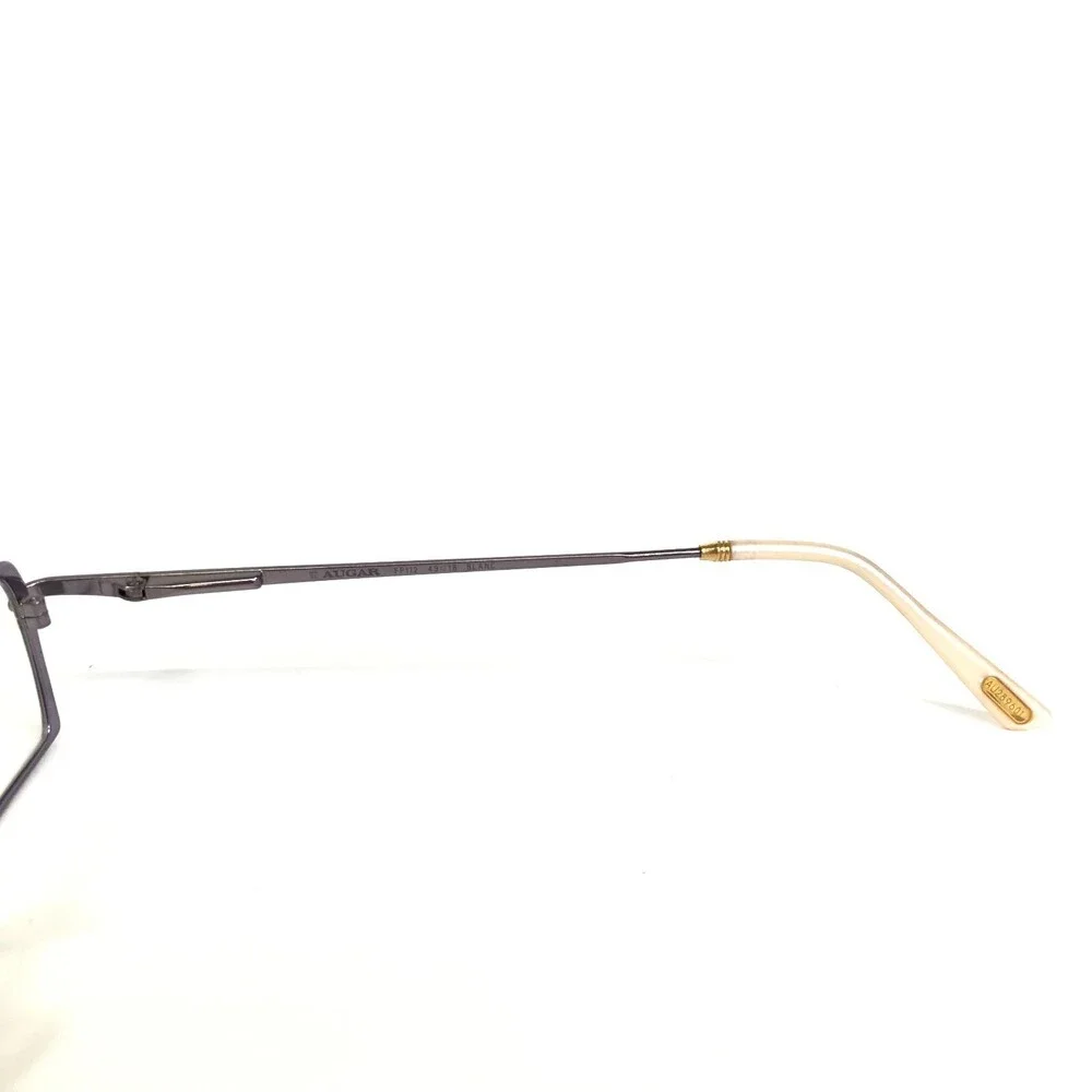 Augar Eyeglasses Frames FP112 BLANC Shiny Purple 22KT GP Gold Plated 49-18-130
